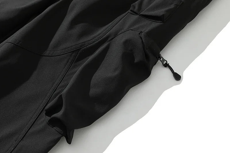 high new luxury men 2023 under my car zip up comfortable nylon workwear parkour tactical function casual pants sports cargo 484 unique cargo style 1046