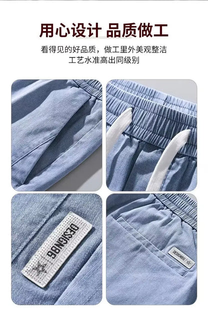 Men's Pants Shorts Thin Harajuku Casual Elastic Waist Sweatpants Male Short 2024 Summer Jogger Streetwear Breathable shorts Street King Limited