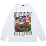 "Lost Souls" Unisex Men Women Streetwear Graphic Sweatshirt Daulet Apparel