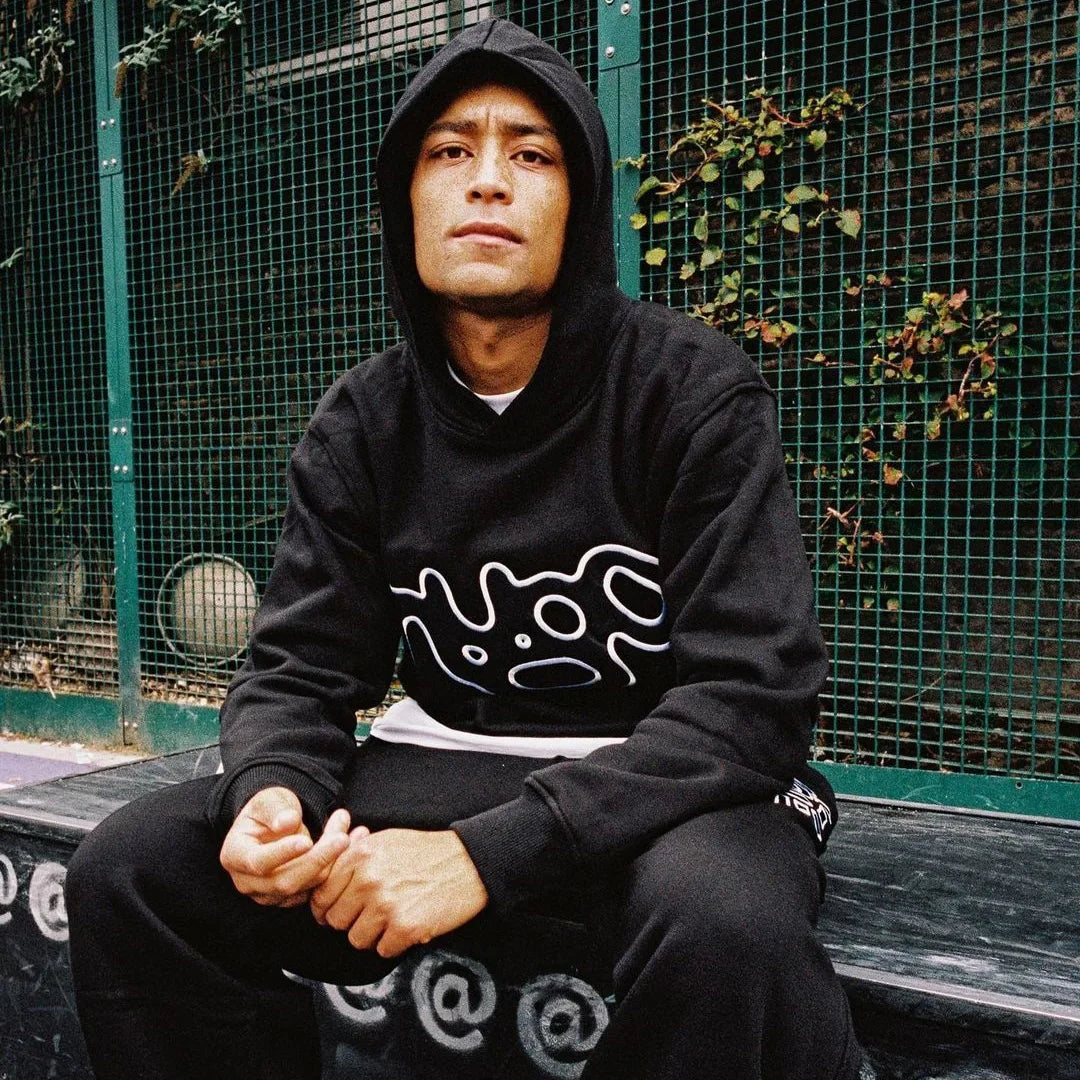Harajuku Logo Embroidery Thick Fleece Hooded Hoodies for Men and Women Pullover Baggy Casual Sweatshirts Oversized Loose Hoody Street King Limited