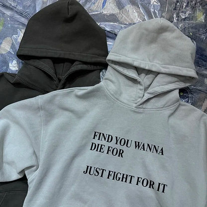 Monogrammed fleece hoodie Street King Limited