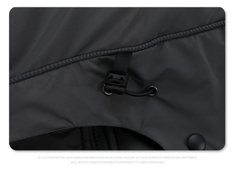 Brand New 2023 Mens Ninja Functional Dual Zipper Parkas Windproof Hooded Jacket Puffers Pockets Outdoor Work Coats Thicken #633 Street King Limited