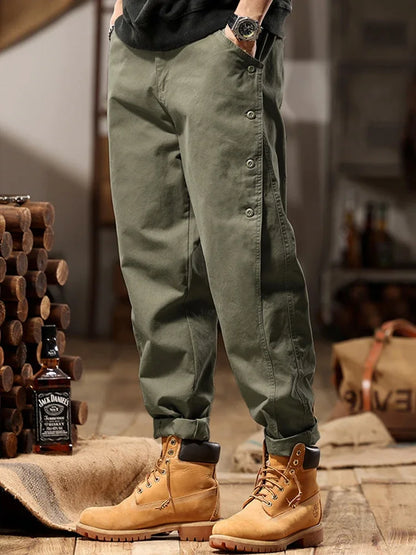new breasted cargo tracksuit pants for men autumn y2k vintage harem tactical sweatpants casual outdoor baggy joggers trousers unique joggers style 63