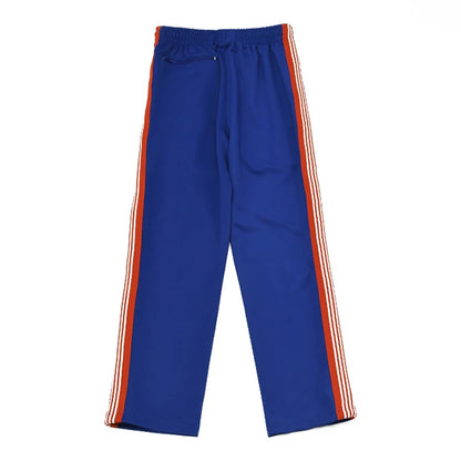 colorful blue motion casual pants men woman trend side edge weaving embroidery drawstring loose joggers sweatpants casual joggers