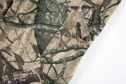 high street leaf camouflage logging pants for men straight patchwork baggy jeans cargos y2k pantalones hombre oversized trousers 2 unique cargo style 1831