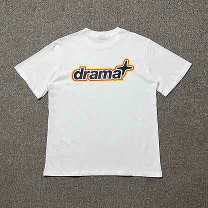 2024ss Drama Call T-shirt Men Women 1:1 High Quality Stars Letter Print Fashion Street Lovers Casual Tops Tee Street King Limited