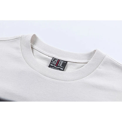 SAINT Short Sleeve Top Tees Men Woman Best Quality Space Exploration Cartoon Photo O-Neck Versatile T Shirt Street King Limited