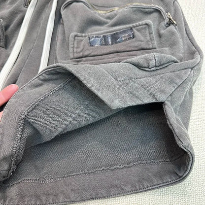 Multi-pocket zipper tactical overalls feature heavyweight shorts Street King Limited