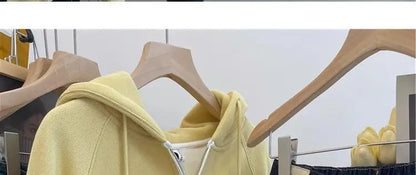 Designed embroidered squirrel hooded sweatshirt for women in spring and autumn loose and versatile American style lazy jacket Street King Limited