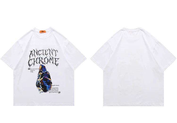 2023 Men Hip Hop Streetwear T-Shirt Harajuku Letter Graphic Printed Tshirt Summer Short Sleeve T Shirt Cotton Casual Tops Tees Street King Limited