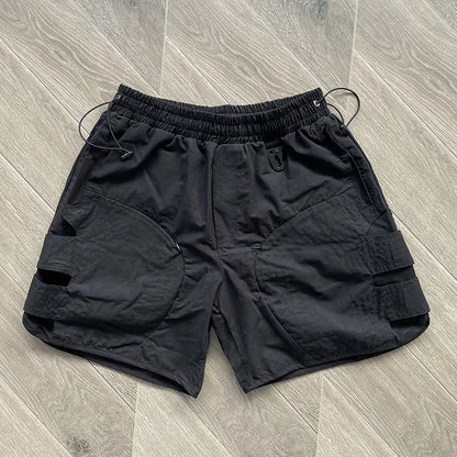 Whoisjacow High Quality 1:1 Men's Workwear hollowed out layered functional sports shorts Street King Limited