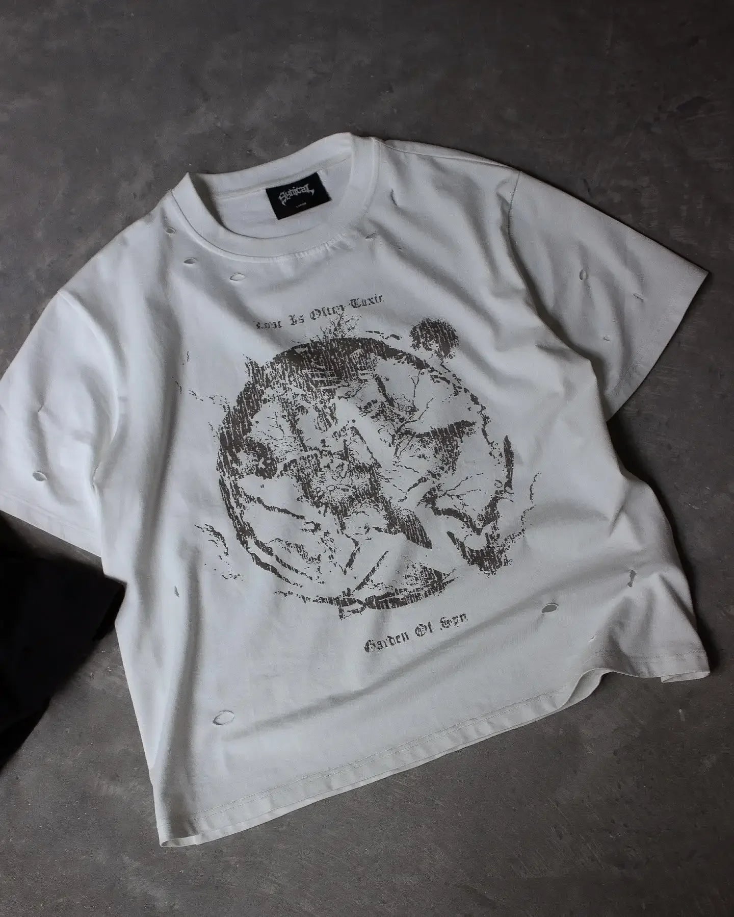 Street fashion brand trendy pattern printed oversized T-shirt women's Y2K clothing loose and versatile short sleeved shirt Street King Limited