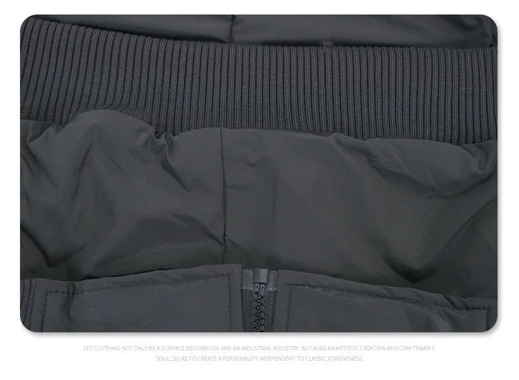 Brand New 2023 Mens Ninja Functional Dual Zipper Parkas Windproof Hooded Jacket Puffers Pockets Outdoor Work Coats Thicken #633 Street King Limited
