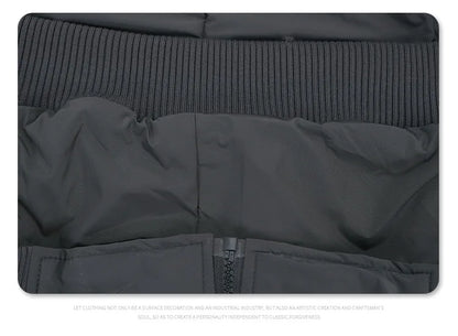 Brand New 2023 Mens Ninja Functional Dual Zipper Parkas Windproof Hooded Jacket Puffers Pockets Outdoor Work Coats Thicken #633 Street King Limited