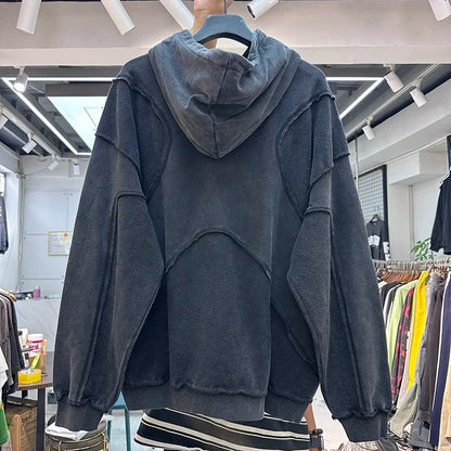 Reverse design process solid color hoodie Street King Limited