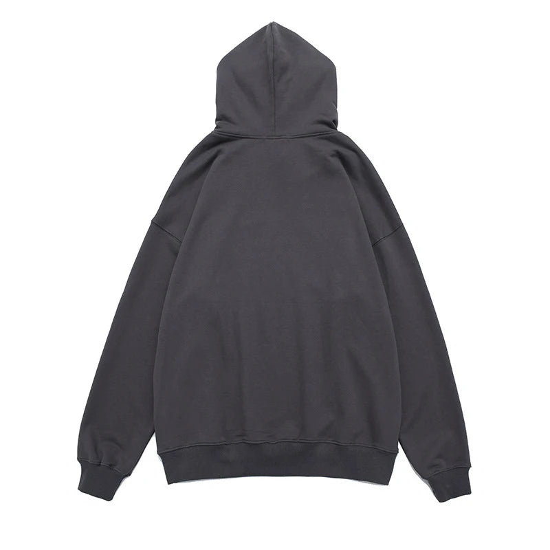Rainbowtouches Hooded Unisex Sweatshirts Men Hip Hop Stylish Vintage Clothes Graphic Printing Essentials Comfortable Fashionable Street King Limited