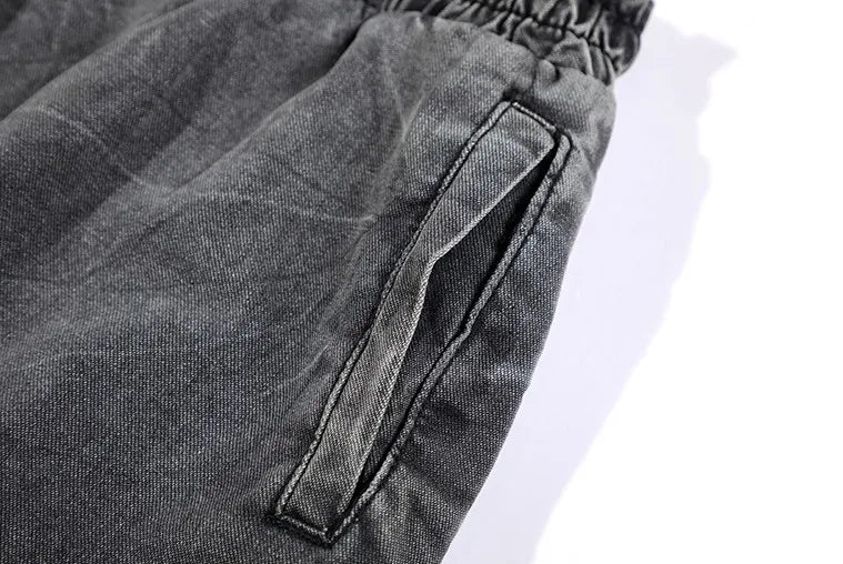 New 2021 luxury Novelty Men Comfortable Classic Striped DIRTY Old Wash Skateboard Street Cotton Casual Shorts Kanye west A202 Street King Limited
