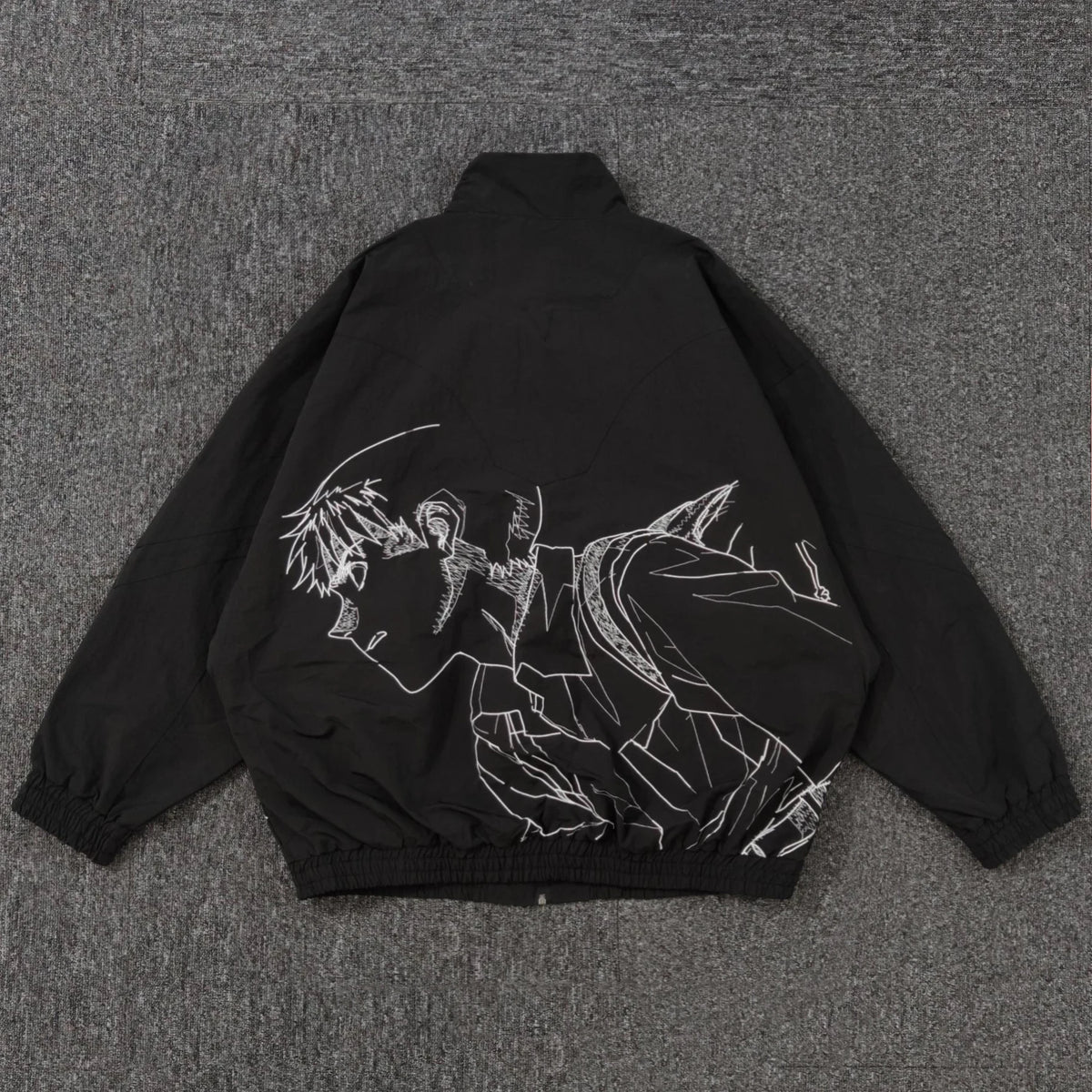 New Men Undercover Embroidery Parka noctilucent Track Zipper Casual Mess Windbreaker Hoody Trench Jackets Coat size 2 3 4 5 R089 Street King Limited