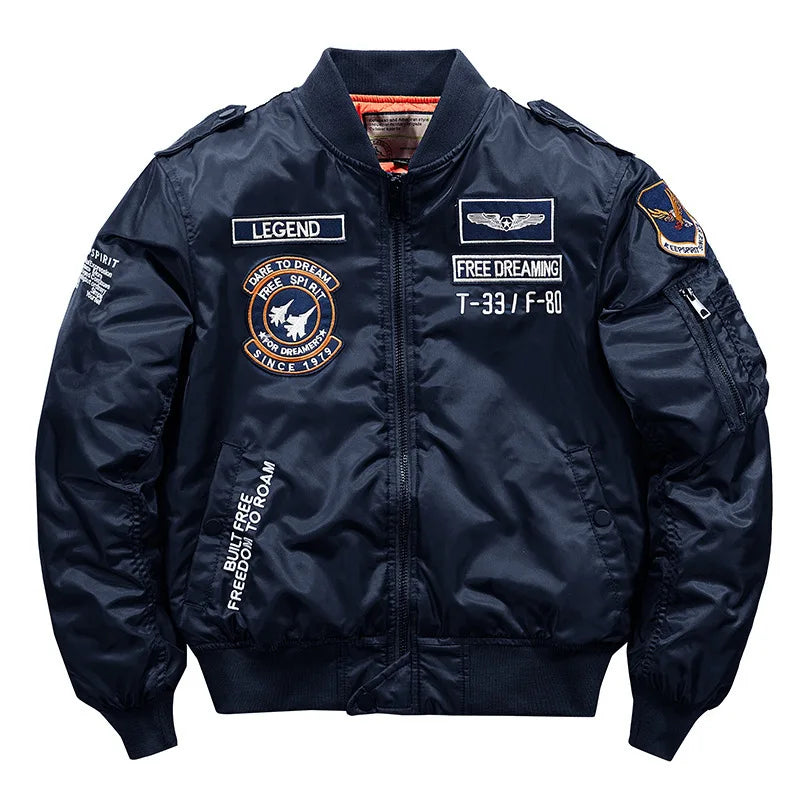 2023 hot bomber jacket mens air force ma 1 military baseball jacket plus size coat thick cargo jacket men clothing utility cargo pants