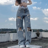 "Skate" Unisex Men Women Streetwear Denim Jeans Daulet Apparel