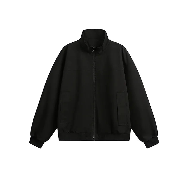 2025 spring new fashion waterproof bomber jacket men streetwear fashion loose casual motorcycle jacke boyfriend cargo coat unique cargo style 608