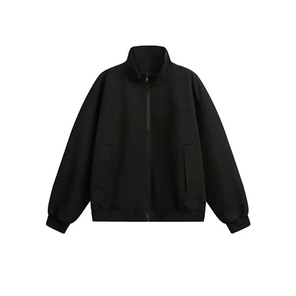 2025 spring new fashion waterproof bomber jacket men streetwear fashion loose casual motorcycle jacke boyfriend cargo coat unique cargo style 608