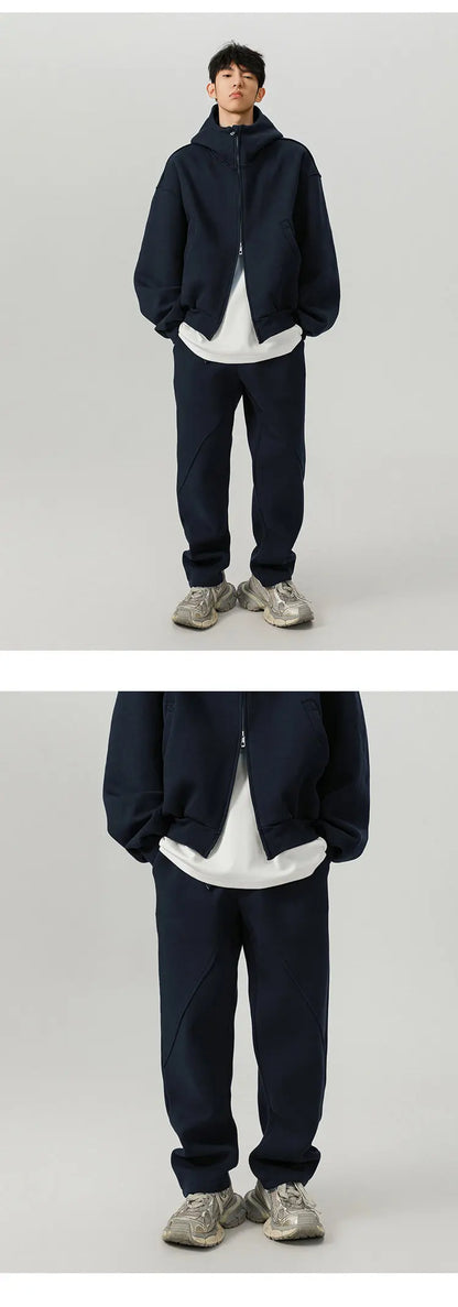 men sport sets hood coat pant streetwear loose casual hoody short sweatshirt jacket trouser women hoodie sweatpant tracksuit unique joggers style 2796