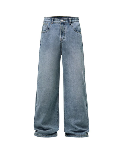 men wide leg straight streetwear fashion loose casual vintage denim baggy jeans pants women y2k jeans trousers unique jeans style 1743