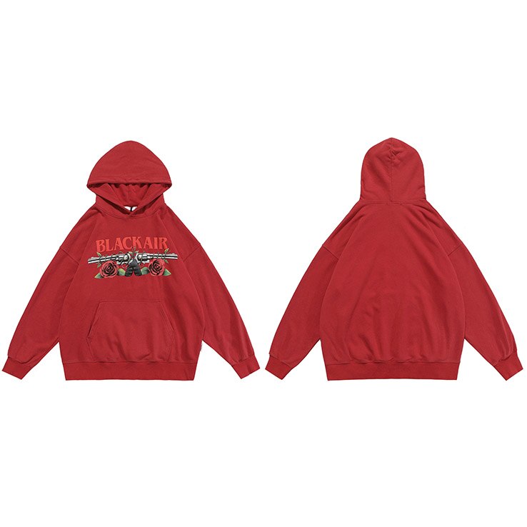 "Double Barrel" Unisex Men Women Streetwear Graphic Hoodie Daulet Apparel