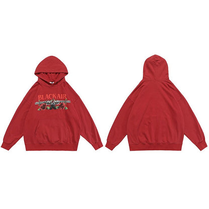 "Double Barrel" Unisex Men Women Streetwear Graphic Hoodie Daulet Apparel