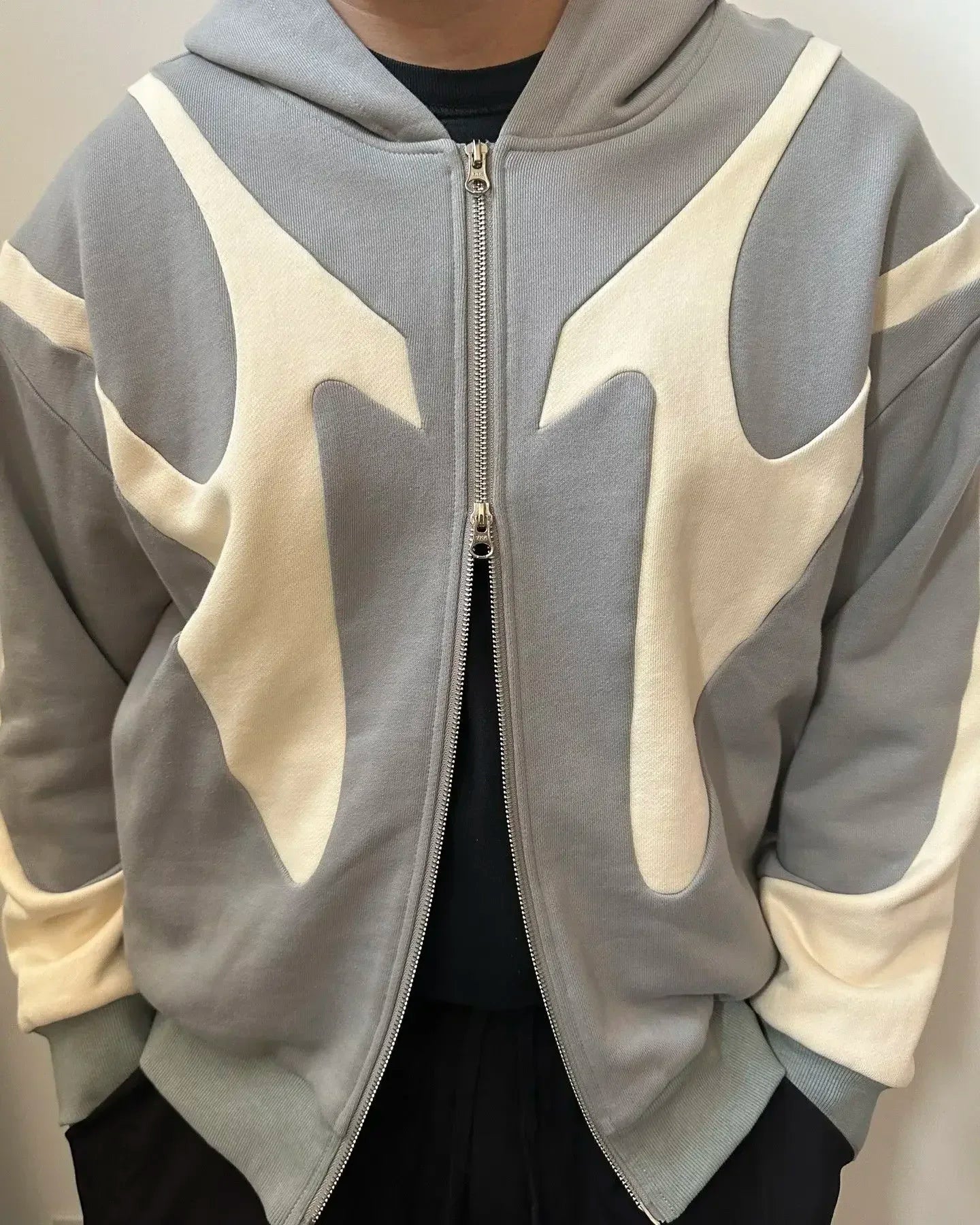 Harajuku Autumn and winter high quality men fashionable warm hoodie Y2k high street couple loose sweatshirt zipper hoodie Street King Limited
