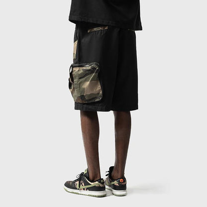 y2k shorts summer american street multi pocket camouflage workwear mens shorts trendy casual five quarter pants mens clothing summer street shorts
