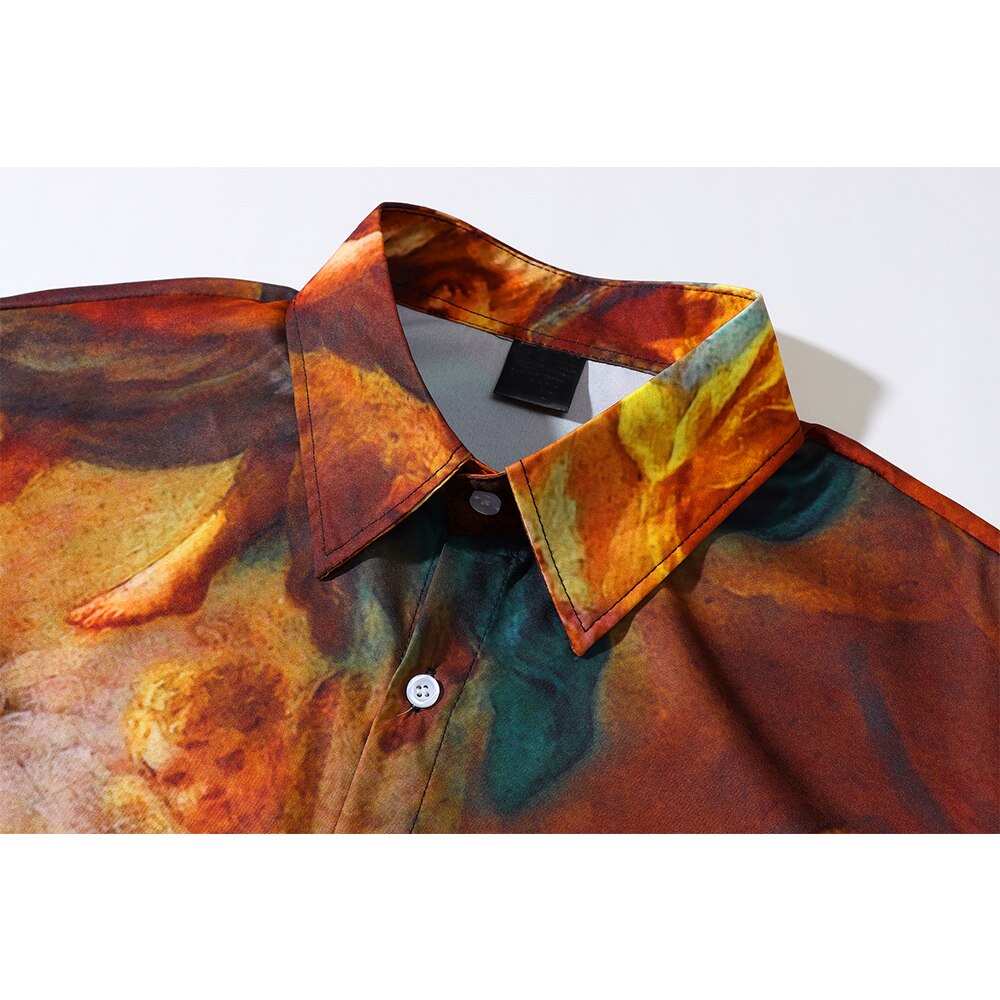 "Fallen King" Unisex Men Women Streetwear Graphic Shirt Daulet Apparel