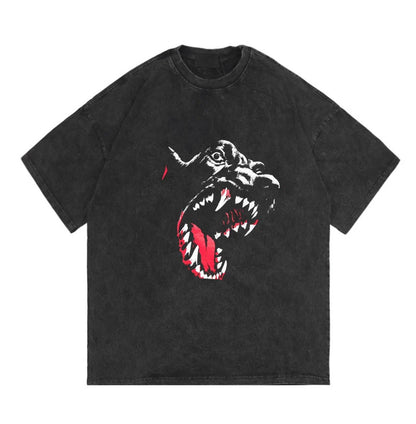 Rainbowtouches Summer T-shirts Oversized Men Fashion Acid Wash T-Shirt Loose Hip Hop High Street Style Unisex Quality Clothing Street King Limited