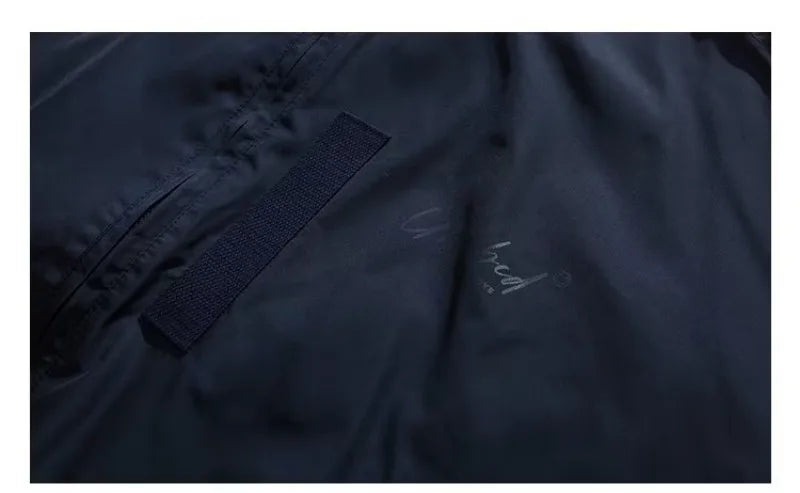 japanese trendy charge jacket mens american pilot windproof tooling coats thin loose letter printed unisex baseball jersey unique default style 2286