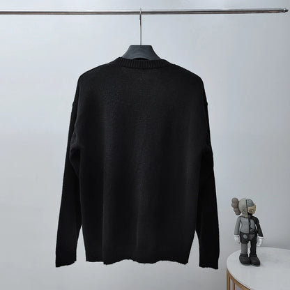New 2023 Men Luxury Riches Black Gentleman Classic Cotton Knit Casual Sweaters Pullover Asian Size High Drake #593 Street King Limited