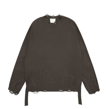 New 2023 Men Luxury Undermycar Holes gentleman Classic Cotton Knit Casual Sweaters pullover Asian Size High Drake #674 Street King Limited
