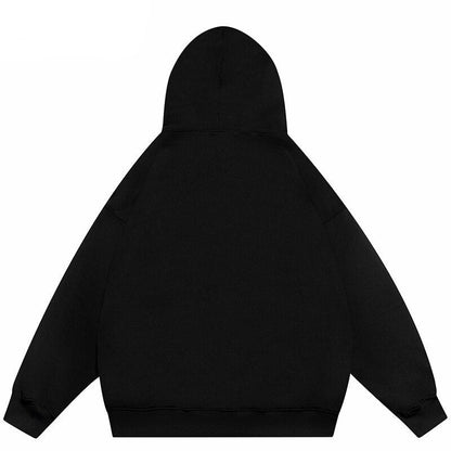 "Black Rose" Unisex Men Women Streetwear Graphic Hoodie Daulet Apparel