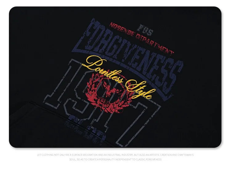 Printed fleece hoodie Street King Limited