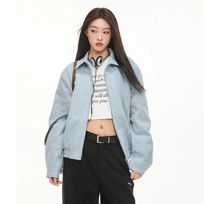 2025 spring short coat mens korean streetwear fashion loose casual bomber jacket women plus size autumn coat outerwear casual urban shorts