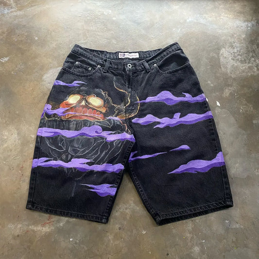 harajuku popular y2k baggy jeans wide leg denim pants anime fashionstyle sweatpants couples streetwear trouser men clothing streetwear sweatpants
