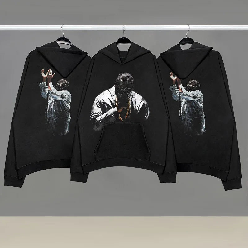 New KANYE west PLAYBOI CARTI WHOLE Destroy Lonely Pullover Hoodies Hoody hooded Sweatshirts velvet Cotton Thick Fleece US #326 Street King Limited