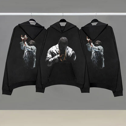 New KANYE west PLAYBOI CARTI WHOLE Destroy Lonely Pullover Hoodies Hoody hooded Sweatshirts velvet Cotton Thick Fleece US #326 Street King Limited