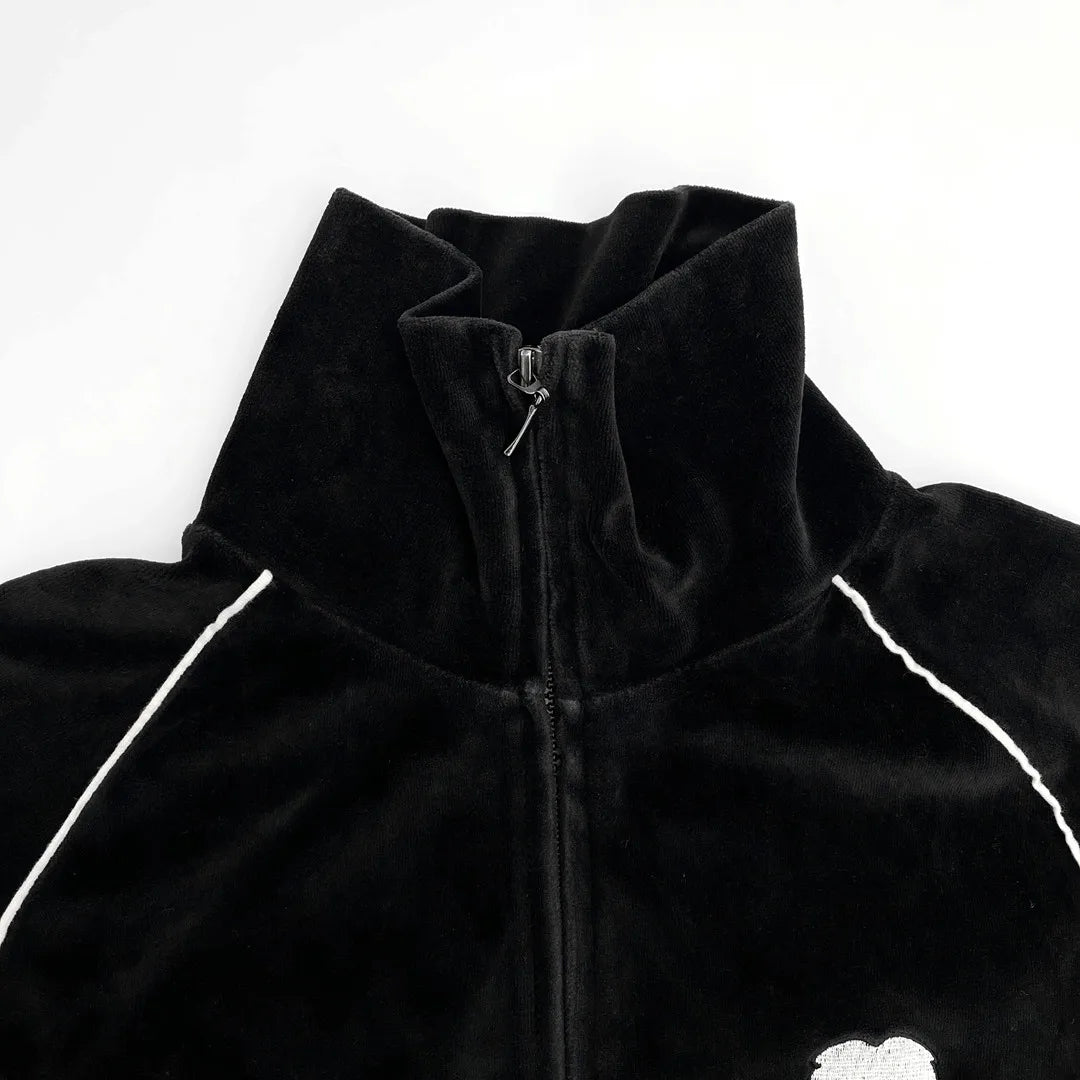 new 2023 luxury men skull head velour skull number nine embroidered bomber coats jackets down coats cotton warm winter 36 minimalist street pants