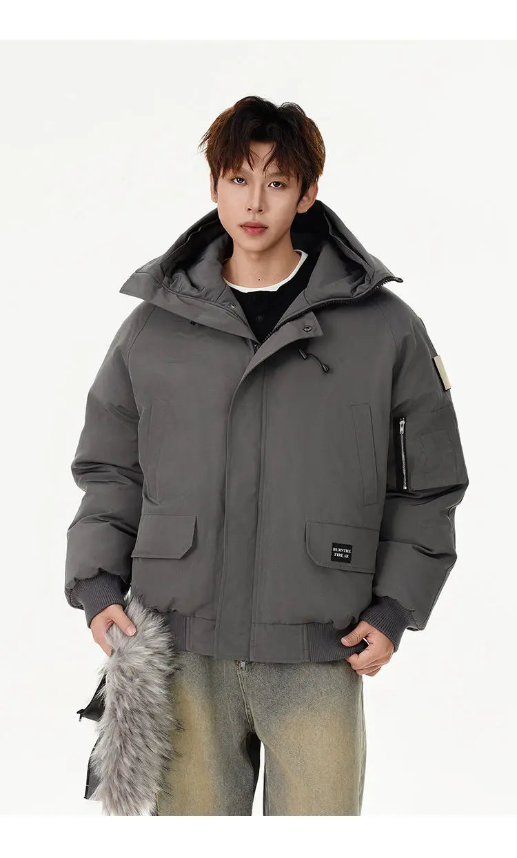men winter streetwear loose casual fashion cotton padded hooded parkas bomber jacket women oversize thicken coat outerwear unique default style 976