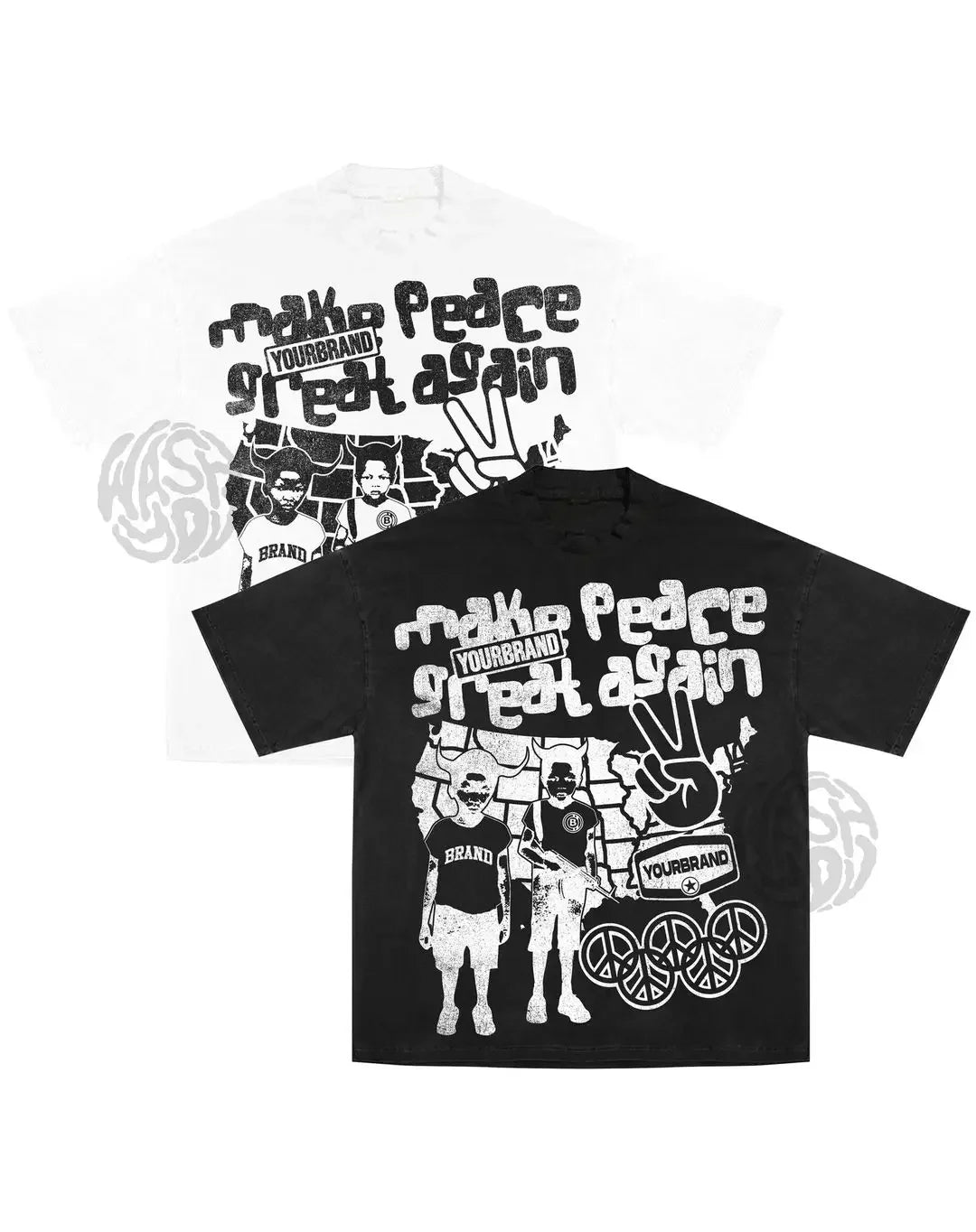 Harajuku eagle printing oversized t shirt Women Streetwear Grunge graphic t shirts pro choice Goth gothic Y2k Tops men clothing Street King Limited