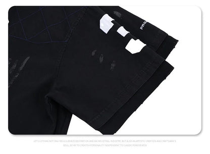 Embroidered patchwork shirt Street King Limited