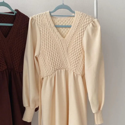 Winter Dress Long Elegant Splicing Stripes Y2k Knitted Dress Women Koean Fashion Long Sleeve Dresses Female Club Party Vestidos Street King Limited
