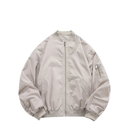 fashion spring autumn jacket men women streetwear fashion loose casual techwear bomber jacket cityboy baseball coat outerwear unique default style 677
