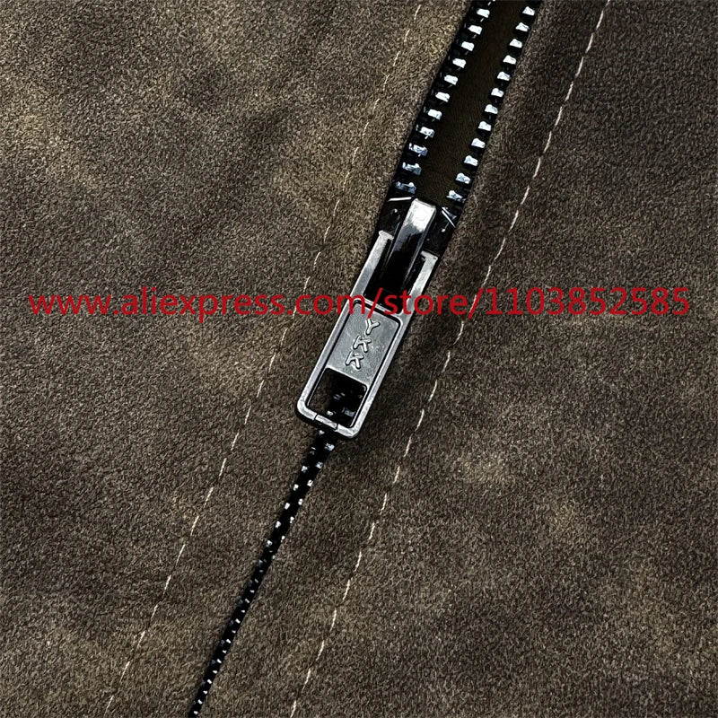 autumn and winter vintage long sleeved leather jacket american heavy duty motorcycle high street short style distressed lapel unique shorts style 1221